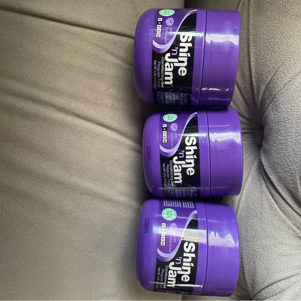 Purple Hair Styling Gel style and jam